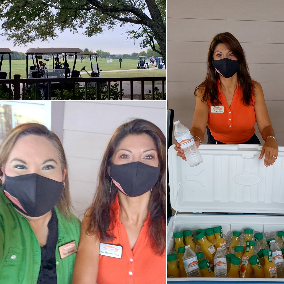 Happy Friday!

A few of our #teamSERVPRO🧡💚🧡 Sales &amp; Marketing Representatives are spending their morning volunteering at the breakfast station during today's San Marcos Area Chamber of Commerce golf classic.

#fridayvibes #SERVPRO #teetime