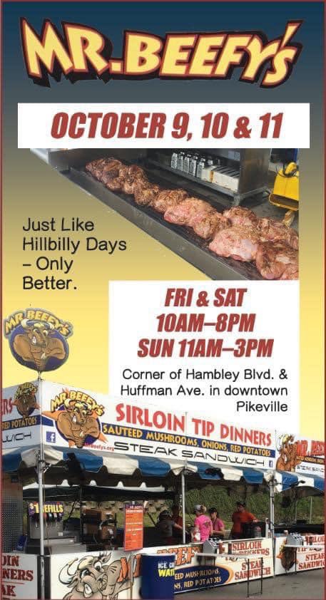 Mr. Beefy’s is here in Pikeville for the weekend. #hillbillydays #pikevilleky