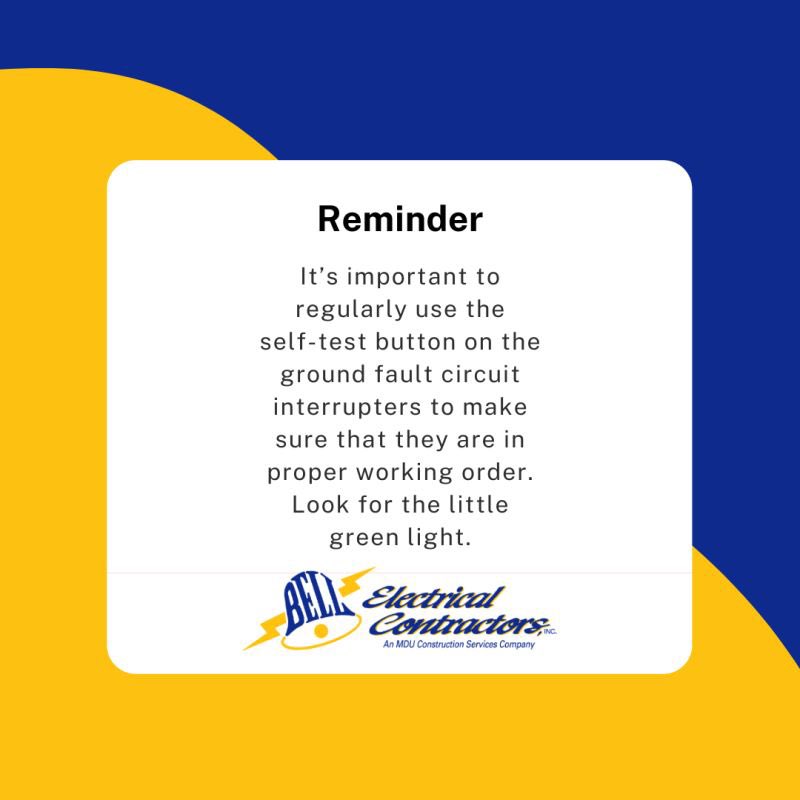 BellContractors's tweet photo. Friendly Reminder for this Friday! #BellElectric #ElectricalTip https://t.co/W2ZUNv4ZAE