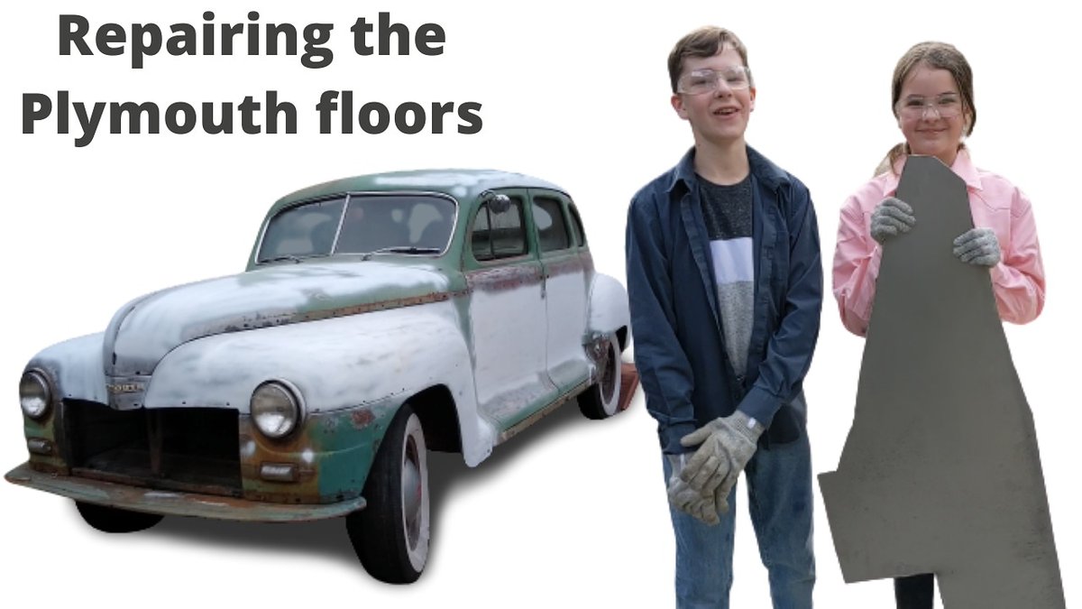 TimWilborne's tweet photo. Project Plymouth Update. This week the kids learned how to cut the rot out of floor pans and make replacement pieces. I think they taught me a thing or two about laying out funky shapes.
https://t.co/zrHhUOYeHJ
#stemwithtim #queenandandysavestheday #stem #stemeducation https://t.co/3Fx2lEldWV