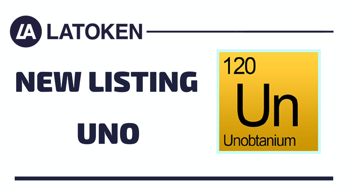 Latoken_cex's tweet photo. UNO is open for trading on LATOKEN!

Unobtanium (UNO) is an SHA-256 Proof-of-Work cryptocurrency unique for low inflation, scarcity, a fair launch and distribution. 

UNO/USDT
UNO/BTC

TRADE NOW: https://t.co/kqcFj1Vqpp
INSTALL MOBILE APP: https://t.co/4IlC3izBOw https://t.co/Ww0TXb5Zev