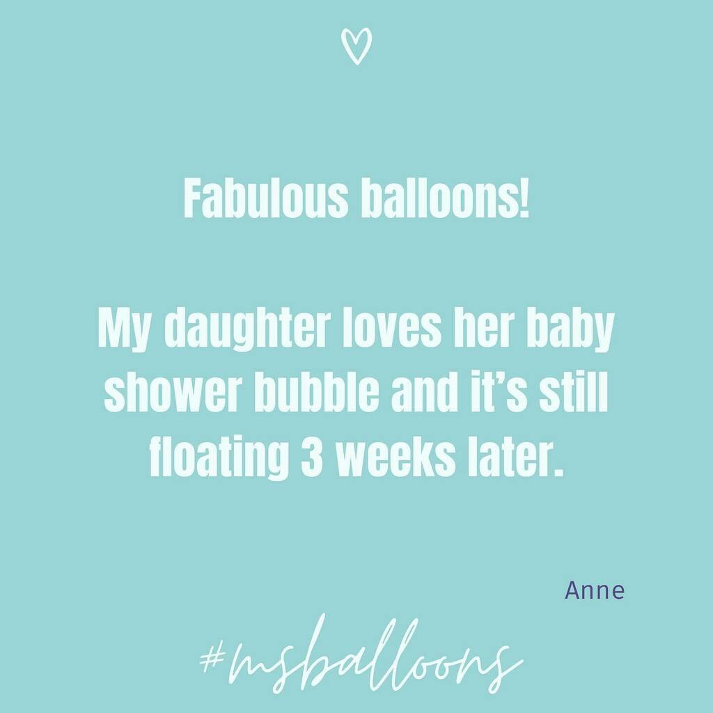 A lovely testimonial today!

🎈#msballoons #FridayFeels #CheshireBalloons #BabyShowerBalloons #Crewe #Nantwich #Testimonial #Review #Recommendation instagr.am/p/CGICJFIHMTy/