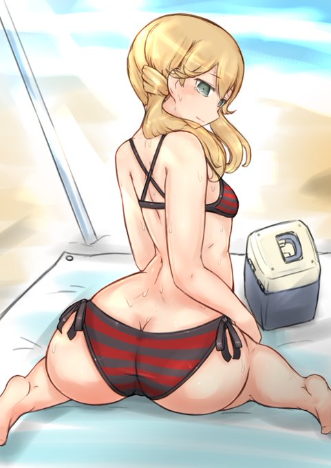 夏の思い出、的な朱音ちゃん・・・! 
#アリスギアお絵かき 