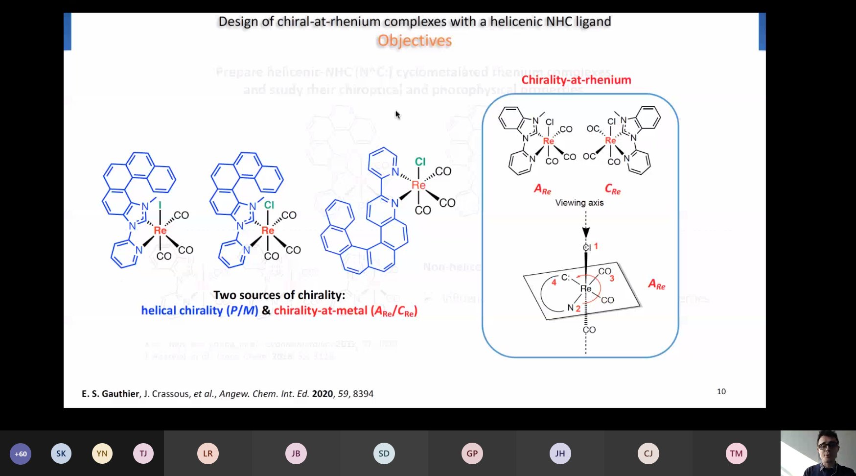 Seeds4cd On Twitter 1st Seesd4cd Virtual Seminar Is Online As First Speaker Ega Chem Presents On Cpl Active Chirality At Rhenium Complexes Bearing Helicenic Nhc Ligands Virtualconference Chemtwitter Chimie Iscr Jeannecrassous Https T Co