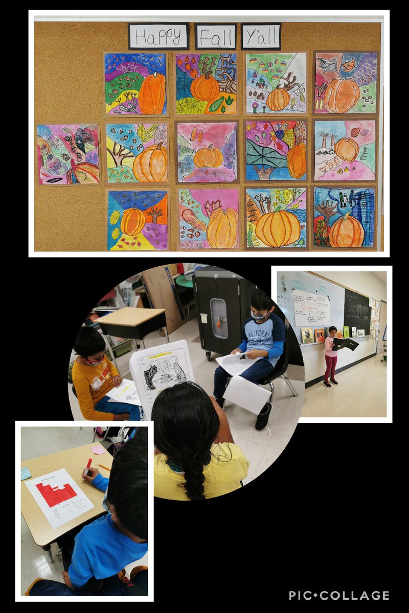 The G3's have cont'd
 their First Nations/Early Settler inquires. The G2's have been extending their understanding of where their families &amp; ancestors have come from. We did some fall art using symbols of fall and taste tested a pumpkin pie! <a href="/tesslonglade/">Theresa Longlade</a> <a href="/JamesPotterPS/">James Potter PS</a>