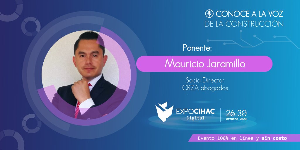 Te invito a formar parte de Expo CIHAC Digital, donde estaré participando del 26 al 30 de octubre.

Adquiere tu acceso digital sin costo a este evento 100% en línea 👉🏻 bit.ly/2RiyuPp

#comercio #inversion
#infraestructura