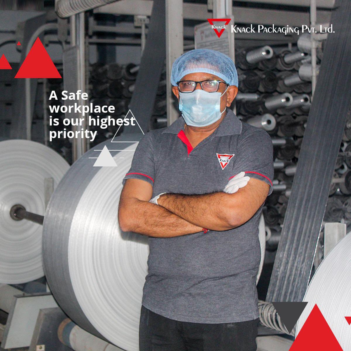 knack_packaging's tweet photo. Our commitment to keep our workplace safe for our family at work is persistent as we battle against COVID-19. A safe workplace with a healthy environment is a necessity to make our workers feel safe and motivated!
#KnackPackaging #LifeAtKnack #ExcellenceDelivered #GlobalLeaders https://t.co/7BMceYDrdX