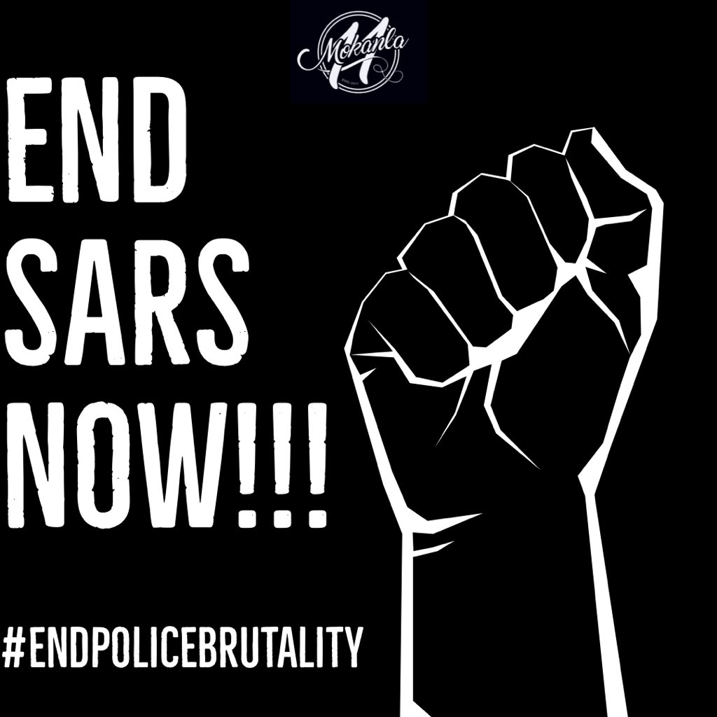 We stand with all Nigerian creatives and for all the young Nigerians lost to the excesses of the despicable officers of the Nigerian Police.
#EndSARS #EndSarsNow #EndSarsProtests #PoliceBrutalityInNigeria #NIGERIANSLIVESMATTERS 
#YoungPeoplesLivesMatter
#DemNoSend