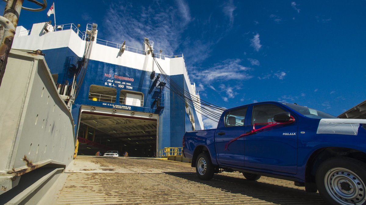 What else can we wish for on a Friday? Beautiful skies and a vessel operation! Pictured is Fast Auto Logistics Sansouci Terminal, Dominican Republic, the Automotive HUB of the Caribbean! #thenewhorizon #totallogistics #automotiveindustry #supplychainsolutions