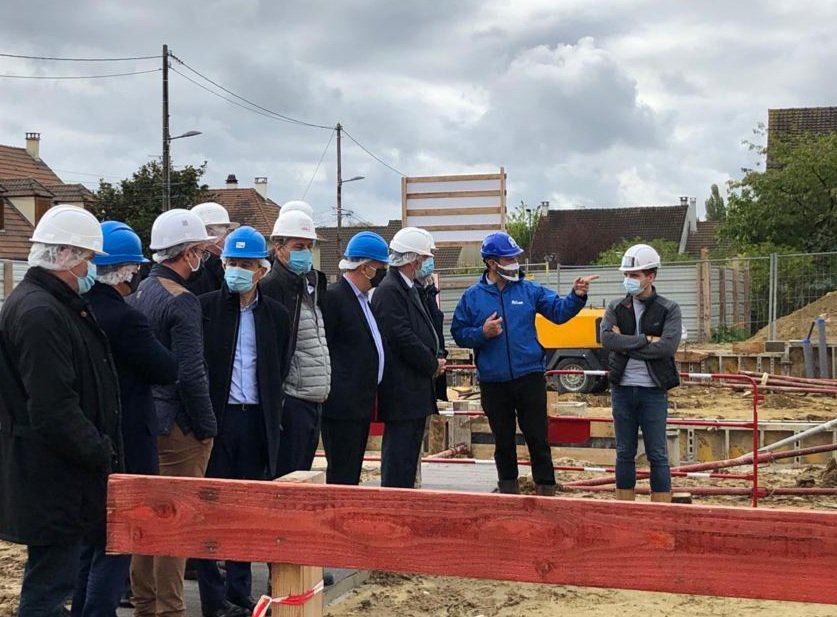 CEEVO95's tweet photo. #valdoise / #iledefrance /#ParisRegion / #ChooseIDF / #FFB95 /#Ceevo95 : Participation du CEEVO à la visite du chantier de la Maison de l'enfance à Cergy à l'invitation de la Fédération du Bâtiment du Val-d'Oise (FFB95), dans le cadre de l'opération «les Coulisses du Bâtiment» https://t.co/z7Jyoo9vsT