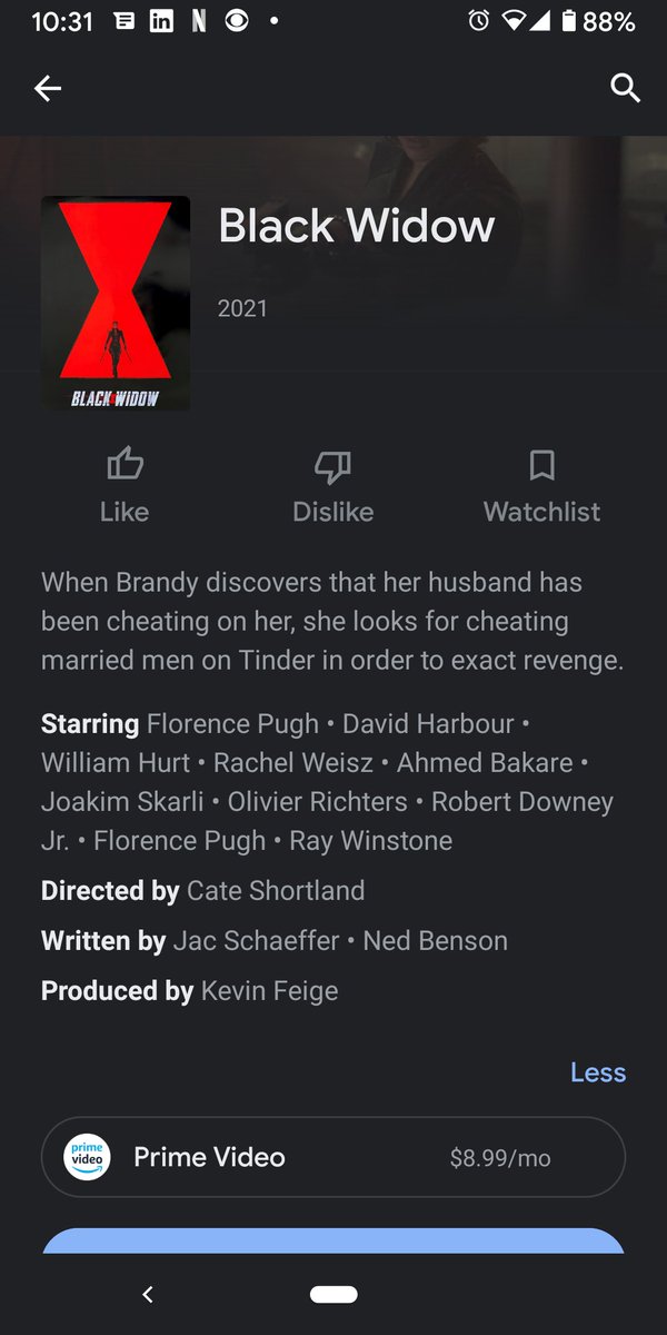 .<a href="/eavoss/">Erik Voss</a> here is something interesting when I setup my Google TV account... Is Black Widow coming to streaming after all?