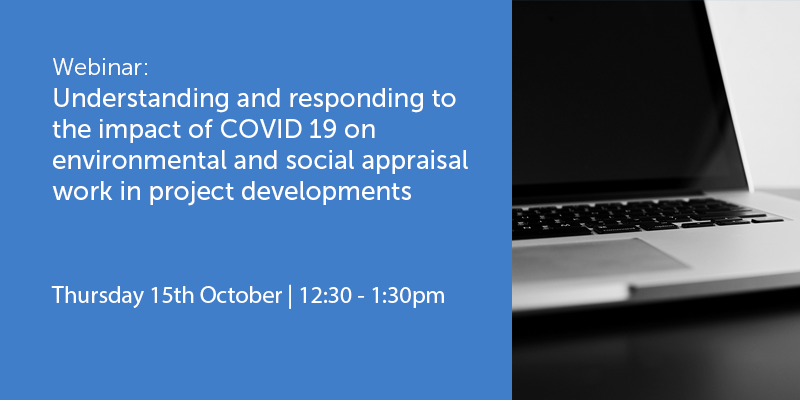 ISEPglobal's tweet photo. Join us on 15 October as we explore how #COVID19 has  challenged #projectdevelopment &amp; #Environmental &amp; Social finance appraisal as we look at case studies of innovative solutions with @MottMacDonald &amp; @EBRD.  Book now: https://t.co/5zHFzHv4ji #Sustainability #environnement https://t.co/D2ttIRmozf