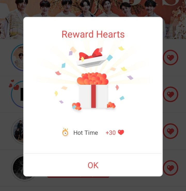  Hot Time (Daily Hearts)Log in during 'Hot Time' (20:00 ~ 23:30) KST @BTS_twt