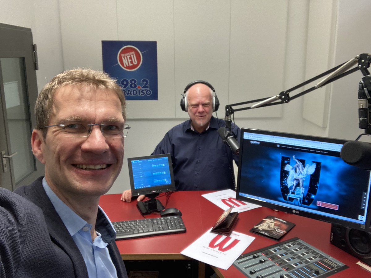 Heute ab 18:00 Uhr im Gespräch mit Thorsten Wittke bei 98.2 Radio Paradiso: Georg Strecker, Geschäftsführer und Direktor des Wintergartens zur neuen Show und zur allgemeinen Situation! Einschalten! 😃

paradiso.de/artikel/mediat…