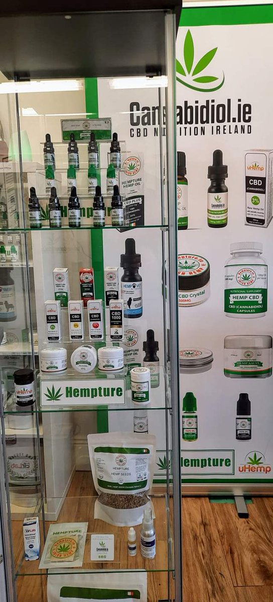 🌿CBD Nutrition Ireland 🇮🇪 
South Quay Wicklow Town
👉OPEN Wednesday to Saturday 
12pm to 4pm

🌿CBD Full Spectrum 
🌿CBD Salve
🌿CBD Capsules
🌿CBD Pet vet
🌿CBD Tea &amp; Coffee 
🌿Hemp Protein, Seeds &amp; Vape oil

🚚 Nationwide delivery
💻 cannabidiol.ie
☎️ 0404 71023
