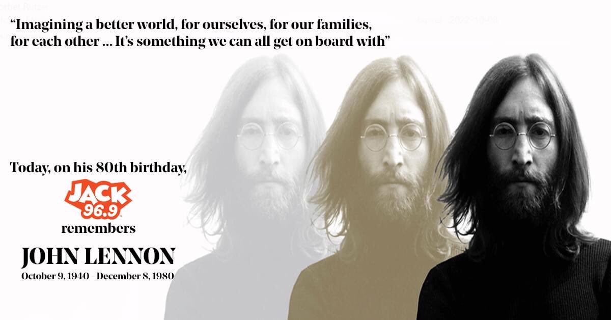 Happy 80th birthday John Lennon.   