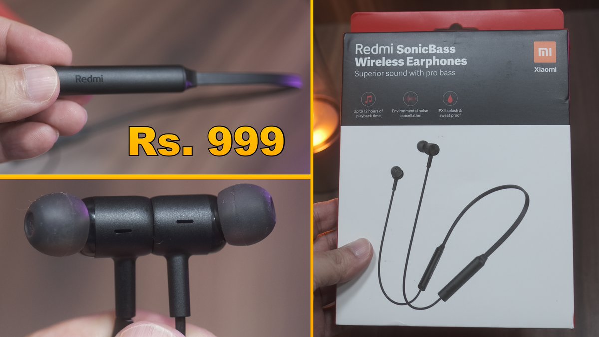 Redmi SonicBass Best Wireless Earphones under Rs. 1000 #RedmiSonicBass #neckbandearphones  #gogitech video youtu.be/zLmA72LAnow