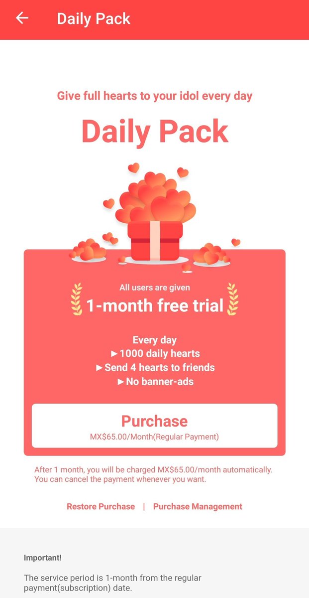  Heart Refill Station (Ever & Daily Hearts) Heart ShopYou can purchase hearts using money [] Daily Pack (membership)Daily Benefits:• 1000 Daily Hearts• Send 4 hearts to your friends• No Banned-adsNote: During official votings, heart shop is not available.