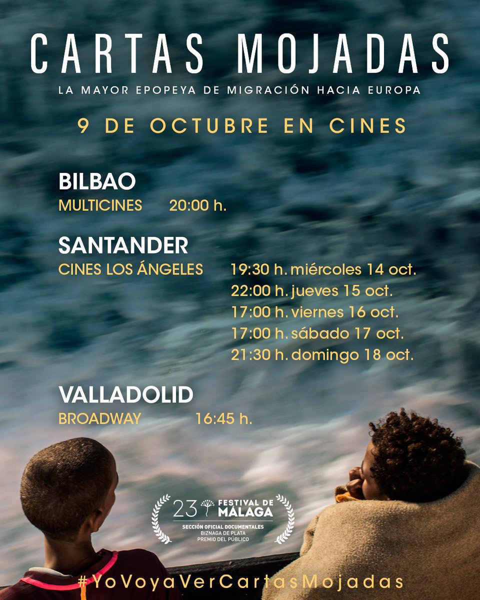 PaulaPalaciosCa's tweet photo. #CartasMojadasFilm hoy en cines también en estas ciudades #YoVoyaVerCartasMojadas https://t.co/RqX9X0AwDv
