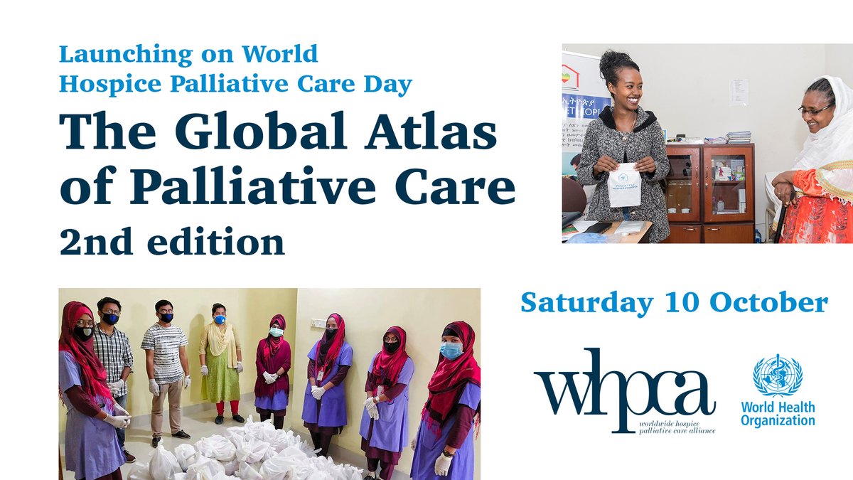 Launching today. On <a href="/WorldHospiceDay/">World Hospice and Palliative Care Day</a> the new Global Atlas of Palliative Care. Palliative care is an essential service to relieve pain and suffering related to Covid-19 and pre-existing health conditions <a href="/hospiceuk/">Hospice UK</a> <a href="/bbchealth/">BBC Health News</a> <a href="/AP/">The Associated Press</a> <a href="/who/">World Health Organization (WHO)</a> thewhpca.org to read the Atlas