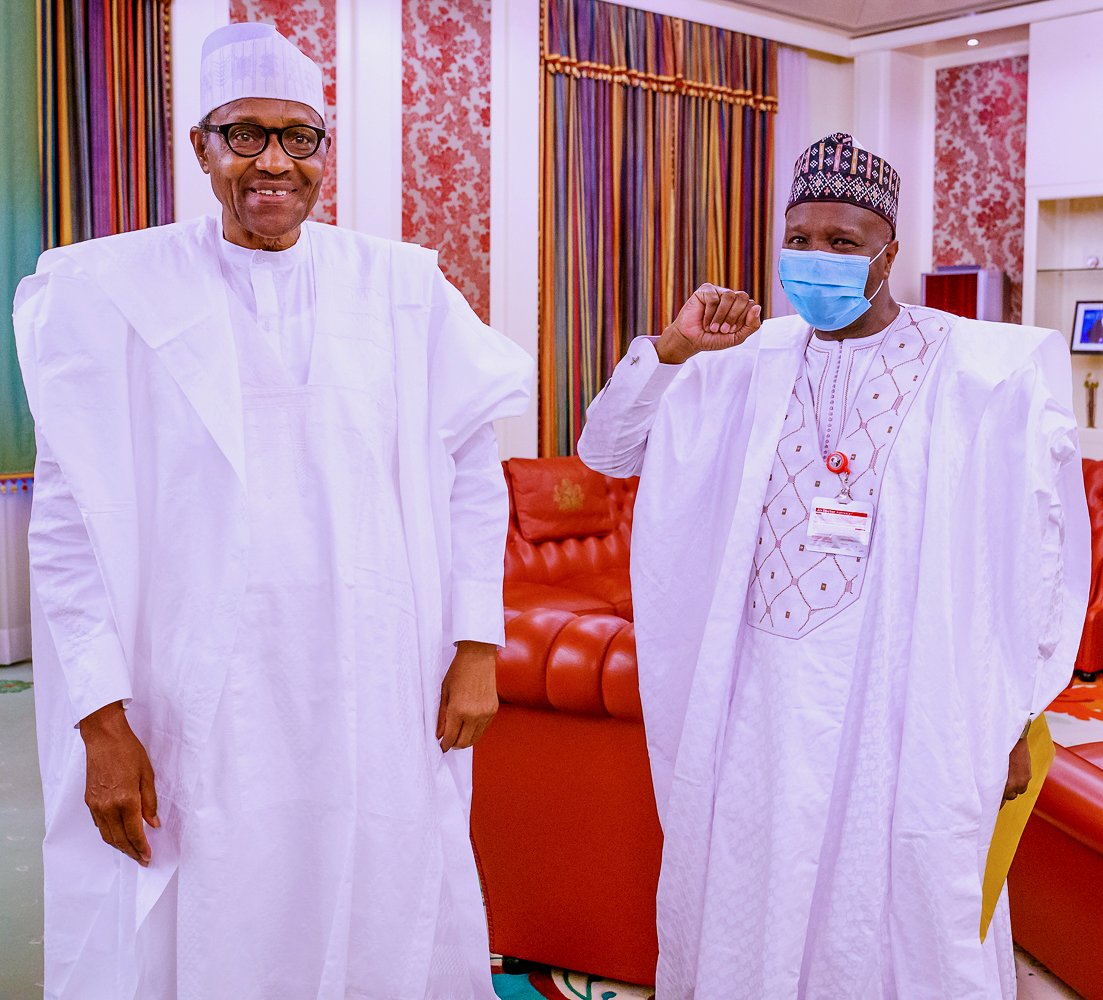 InuwaMedia's tweet photo. Pictures: Earlier today, @GovernorInuwa was granted audience by President @MBuhari at the presidential Villa, Abuja. 

The President and the Governor discussed a number of issues of national importance. https://t.co/fDErhq9oIu