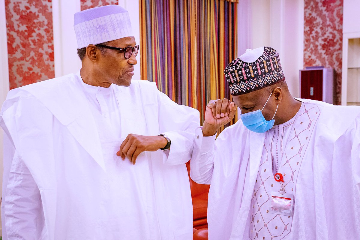 InuwaMedia's tweet photo. Pictures: Earlier today, @GovernorInuwa was granted audience by President @MBuhari at the presidential Villa, Abuja. 

The President and the Governor discussed a number of issues of national importance. https://t.co/fDErhq9oIu