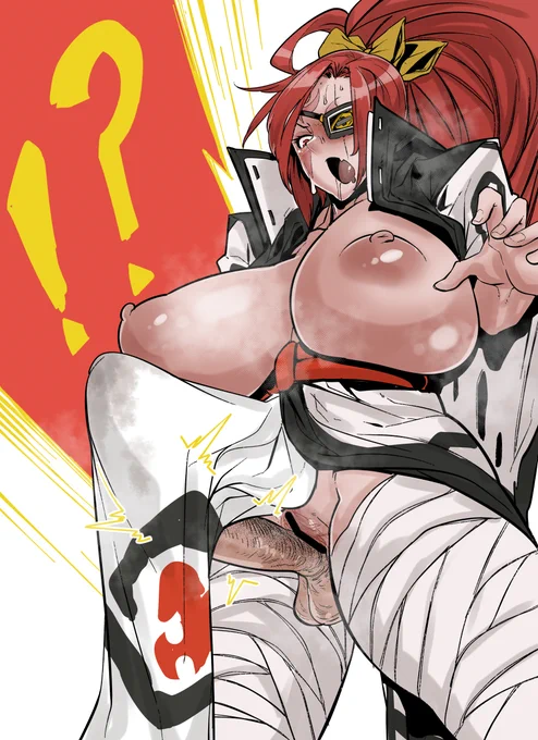 梅喧姐さんに生えちゃった!!!NSFW futanari#格ゲーキャラ描こうぜ 