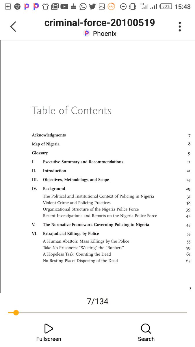 The pattern of abuse by  @PoliceNG has remained constant in nearly half a century. It is summarised in the table of contents of  #CriminalForce from more than 10 yrs ago. Yet we remain on  #EndSARS.