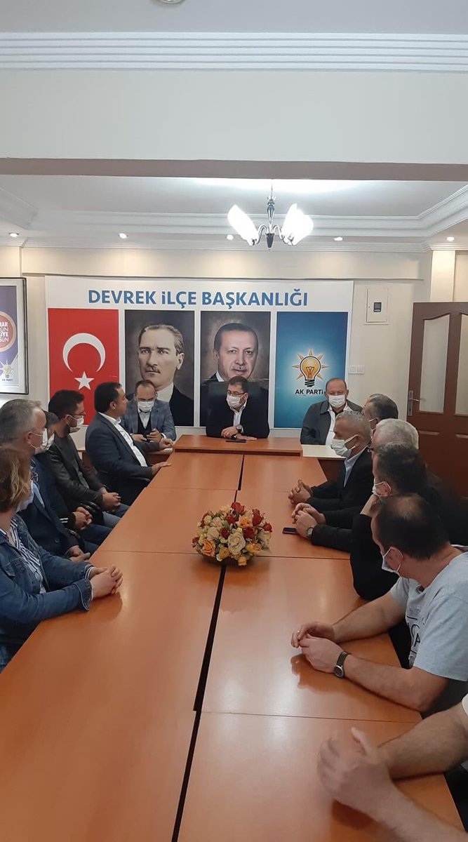 akpartidevrek's tweet photo. Çaydeğirmeni Belediye Başkanımız 
Satılmış Gebeş ve Ak parti Çaydeğirmeni Belde Teşkilatı İlçe Başkanımız Murat Durdubaş ve Yönetim Kurulu Üyelerine hayırlı olsun ziyaretinde bulundu . https://t.co/hPoqhGjByI