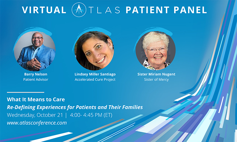 KyruusHealth's tweet image. We're bringing our #AccessATLAS Patient Panel to the virtual main stage! Hear directly from patients on their unique experiences accessing care during the pandemic and what #patientaccess of the future needs to look like. Don't miss it! bit.ly/34JB72U