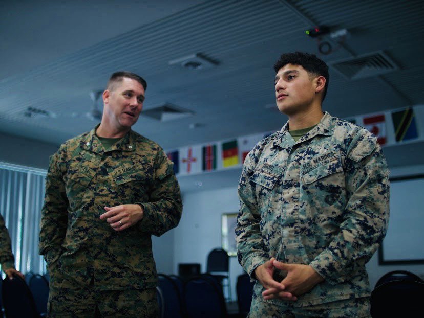 Not_Blade_6's tweet image. One of the great things about the ⁦@MrfDarwin⁩ deployment is the opportunity to catch up on PME. In the last three weeks #theblade has graduated over 100 from Lance Corporal Seminar and 55 from Corporal’s Course. Invest in OUR future. #forwarddeployed #neverstoplearning