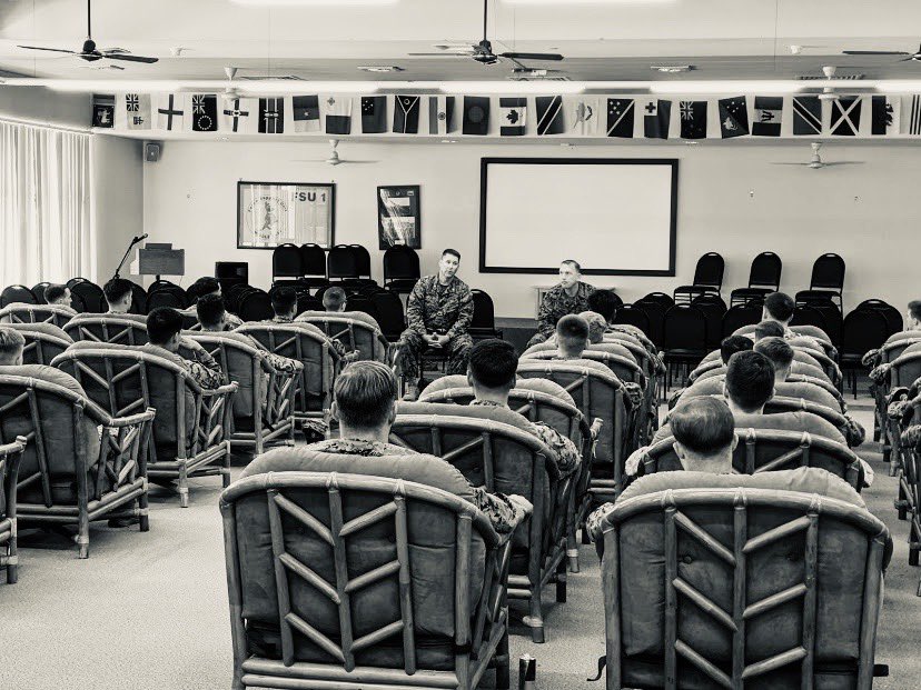 Not_Blade_6's tweet image. One of the great things about the ⁦@MrfDarwin⁩ deployment is the opportunity to catch up on PME. In the last three weeks #theblade has graduated over 100 from Lance Corporal Seminar and 55 from Corporal’s Course. Invest in OUR future. #forwarddeployed #neverstoplearning