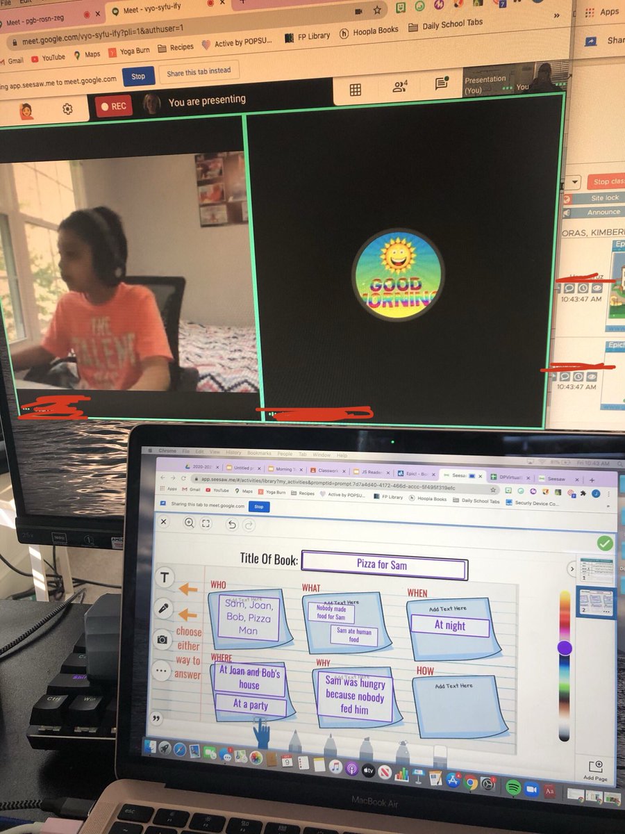 MissScoras_LP's tweet photo. These Reading Rockstars read 150 books so far on Epic! 🌟 We also took our reading workshop time one step further by working on personal reading goals in our own breakout rooms! #proudteacher #whylp #resourcerocks https://t.co/x6CdHaZA38