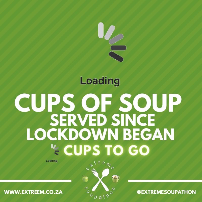 ExtremeSoupath1's tweet photo. Loading... Please do not power off or unplug your machine.  #soupbrick #feedingsouthafrica #__Matters #TheSoupathonChampionship https://t.co/GSqJumLGXi