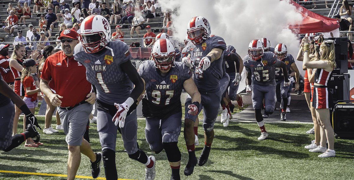 Blessed and very excited to have received an offer from York University! Thank you @CoachGriffith88 for taking a chance and believing me! 🦁 #soon