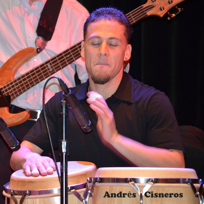 From PJP Gallery: Percussionist Andrés Cisneros of Timbalona performs w/ Christian Noguera at the @ClefClubofJazz back in 2013 / For more photos, visit PJP Gallery at: bit.ly/29L1WYj  / #PhillyJazz #PJPGallery #PhillyJazz #AndrésCisneros #ChristianNoguera #LatinJazz