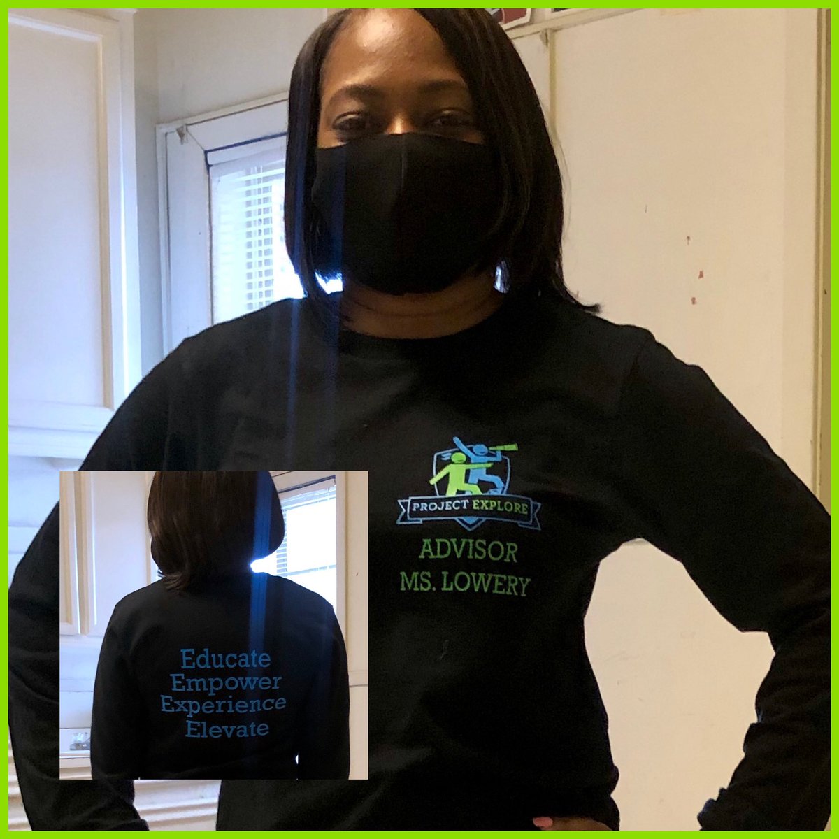 TrinaLowery11's tweet image. Sending a special shoutout to my teammate, @educatelee for the awesome job on my spirit shirts!!! I LOVE them and they fit!!! 😁
hisdsanctuaryoflearning 
#projectexplore