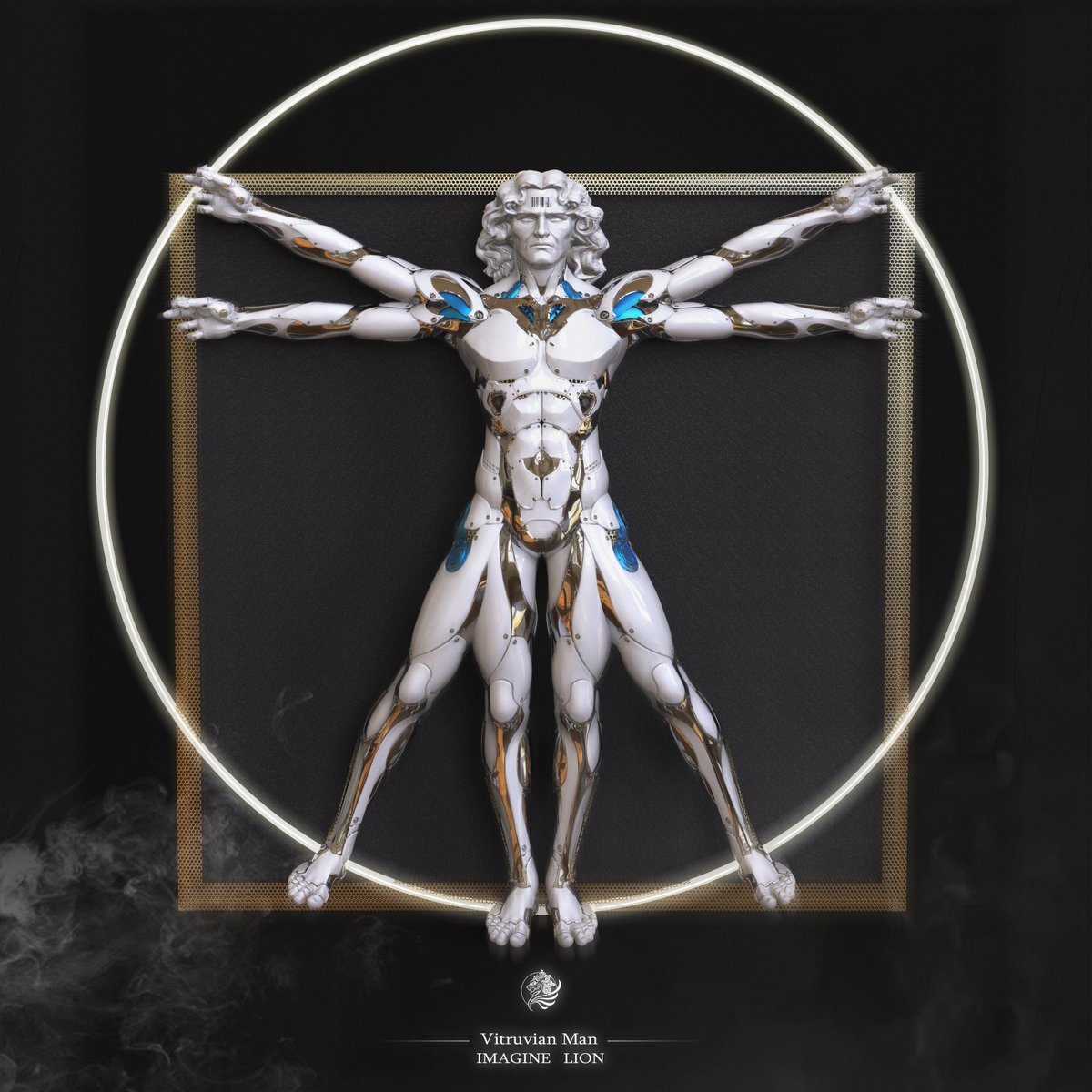 Imagine_lion_'s tweet photo. The Ship of Theseus-03：Vitruvian man https://t.co/p1w4fUp84Z