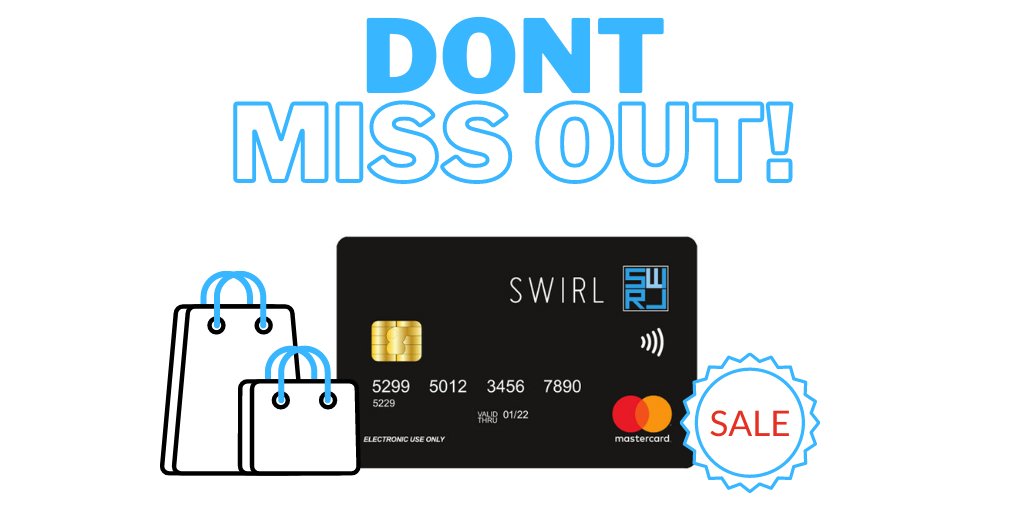 SWIRL_Card's tweet image. With SWIRL you can:
-Top up instantly online or in Payzone stores 
-Shop securely online, even without a bank account 
-Make quick and easy contactless payments in store
-Manage your account on the go with the Swirl App
Top up now: bit.ly/3jLzU1s

#swirlprepaidmastercard