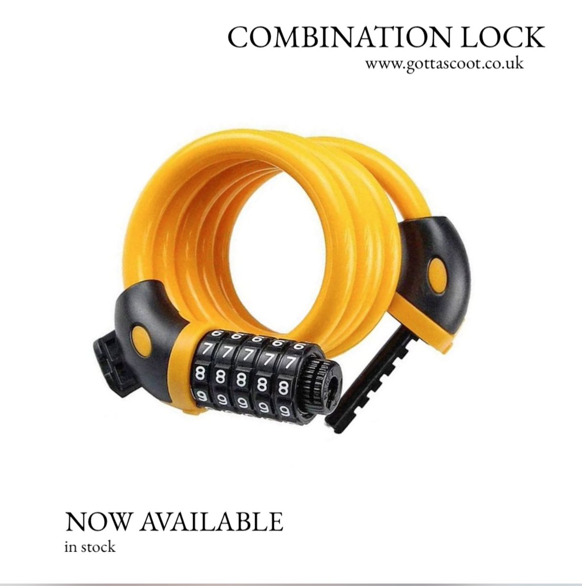 StevenD17745863's tweet image. Keep security in mind with an anti-theft electric scooter combination lock. Available in five different colours. 

#combinationlock #scooterlock #escooterlife #escooters #escootersale #norwich #London