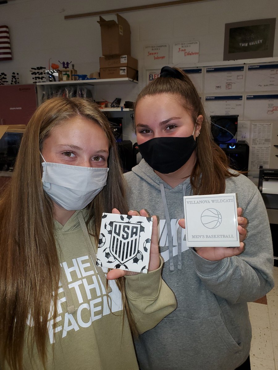 pbowman62's tweet photo. @TVTEengineering Good job on the Stemlab Tile Coaster project ladies. https://t.co/iTDaRscZpa