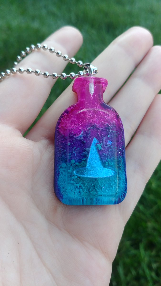 if y'all liked my previous bottle keychains, i have two more for ya!! these are also $15ea or 2 for $25 and can be combined with the other keychains in this thread for the discount~ the bottle on the right came out looking like a bi pride flag!