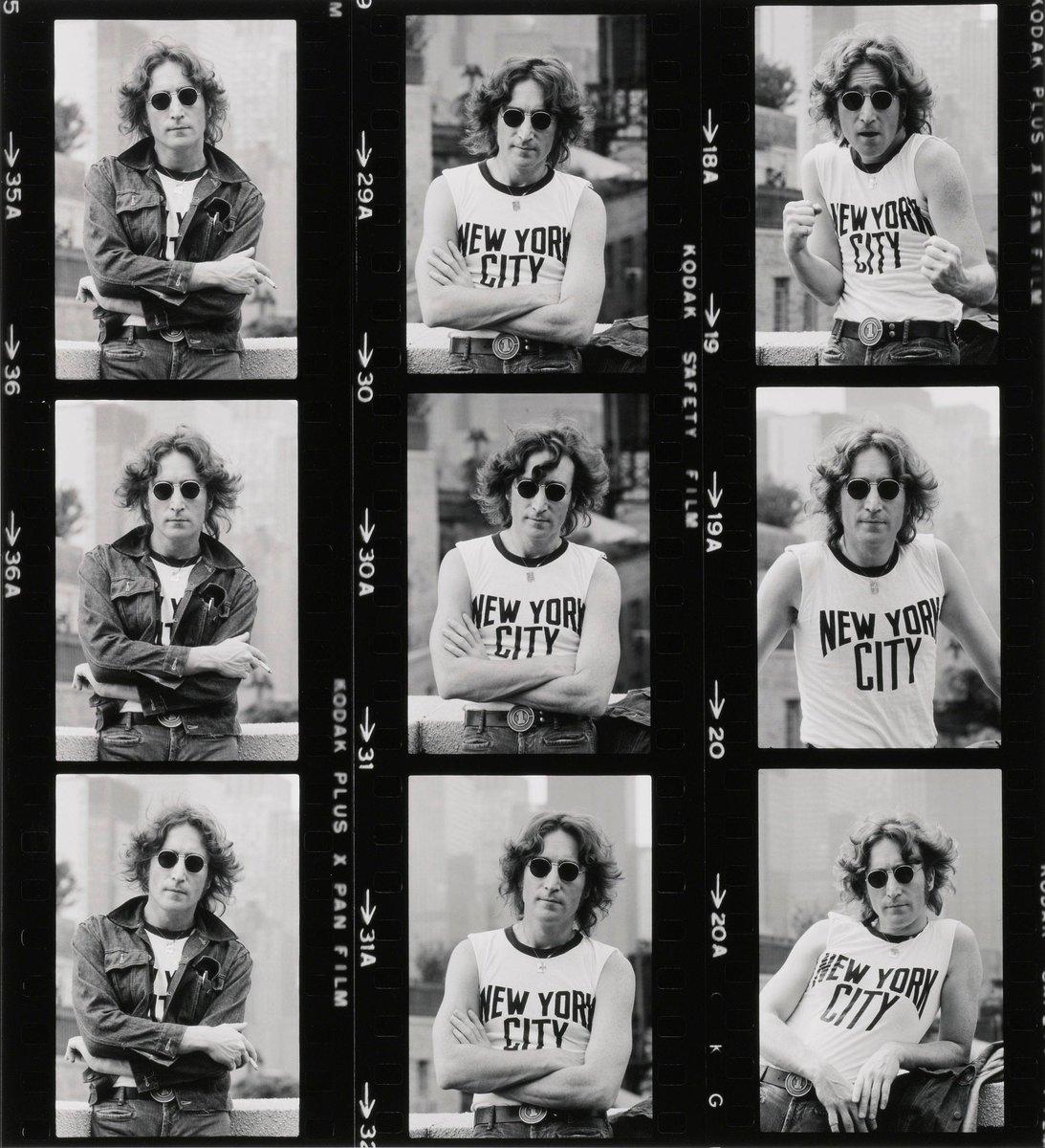 More John Lennon from Bob Gruen, 1974 #JohnLennon80  