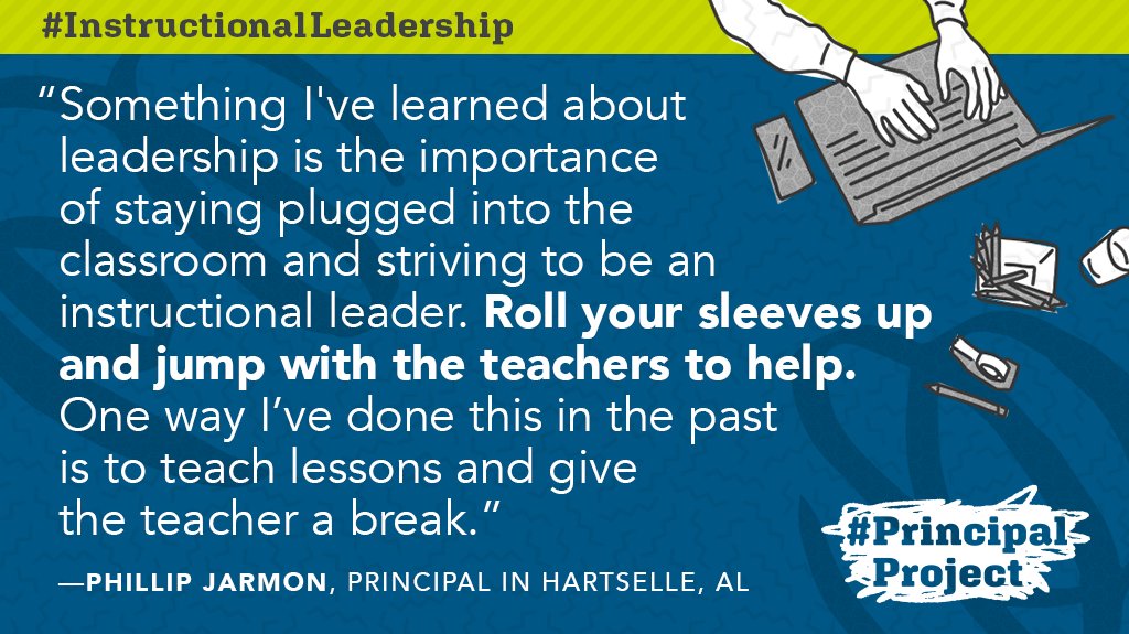 PrincipalProj's tweet photo. For P @PBJ4Hartselle, school leadership means showing up to support Ts and encourage Ss in the classroom – online and in person!
#InstructionalLeadership #HowILead #DistanceLearning https://t.co/1vs2nMnDVz