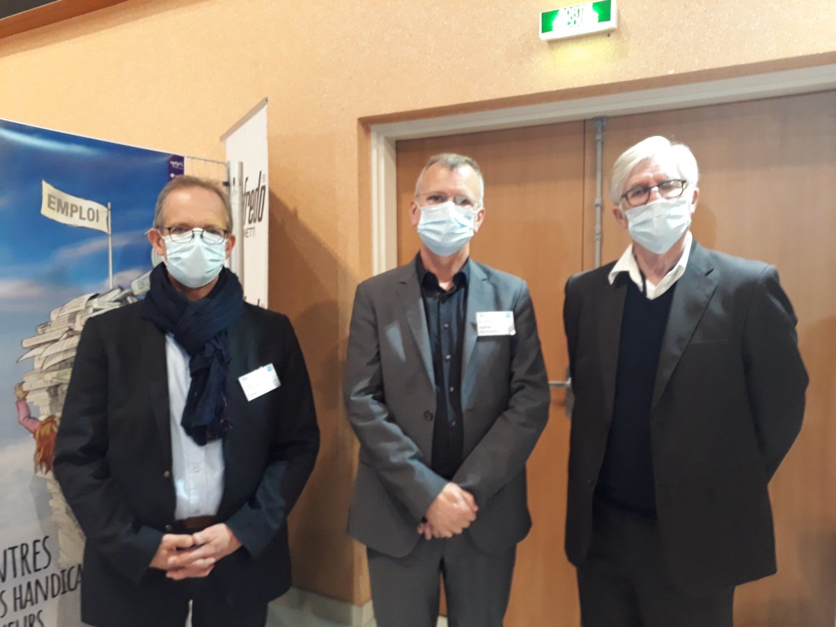 BierneGuy's tweet image. L' @Agefiph_ et le @FIPHFP aux cotés d'@handisup pour les 17èmes rencontres étudiants et employeurs. Une centaine d'étudiants et près de 30 employeurs privés et publics aujourdhui à Rouen. Ensemble pour favoriser l'inclusion du plus grand nombre.
#urrh2020
#activateurdegalite