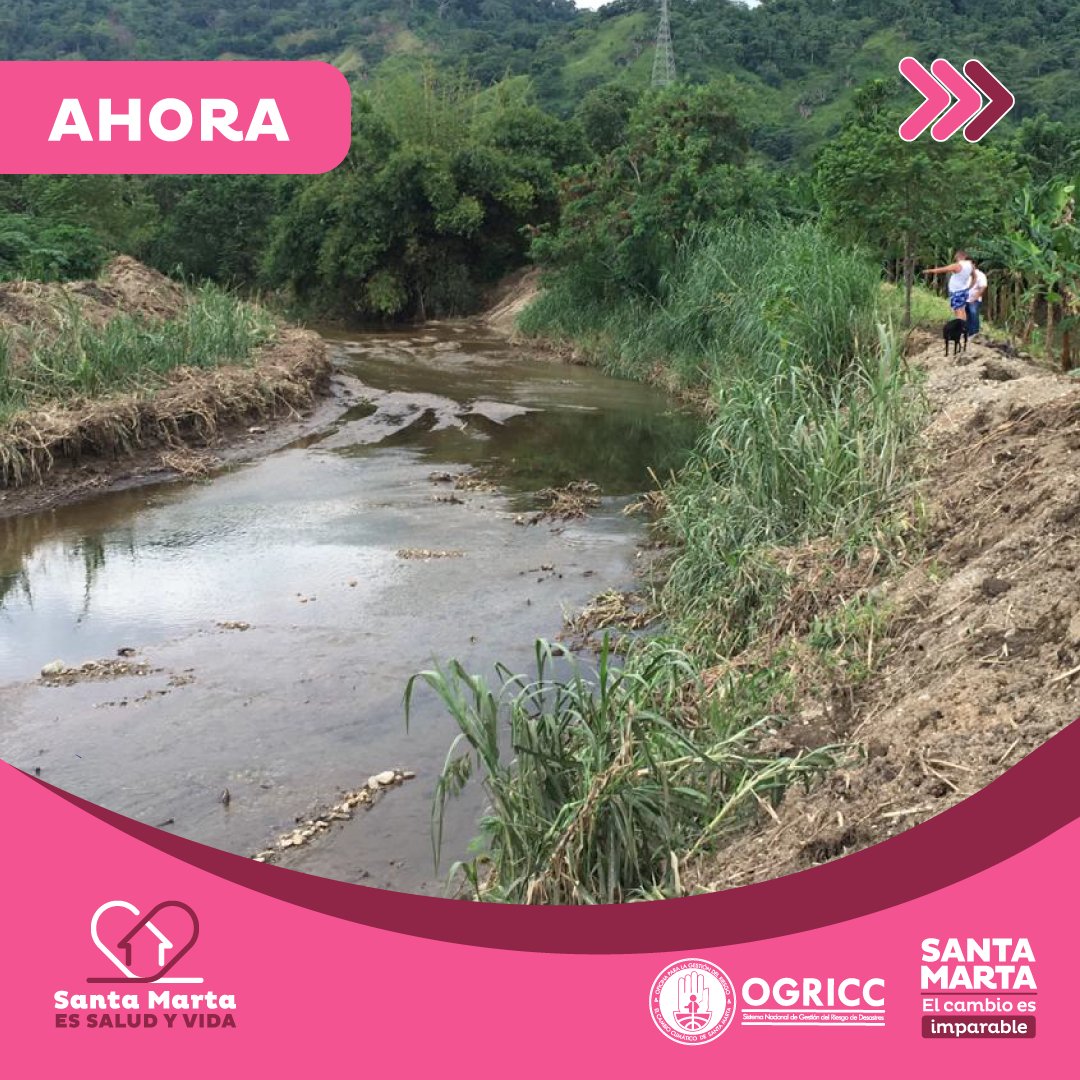 La Oficina para la Gestión del Riesgo y el Cambio Climático (Ogricc), avanza en el propósito fijado por la alcaldesa Virna Johnson y que busca hacer de Santa Marta, una ciudad menos vulnerable al riesgo de desastres. 1/2