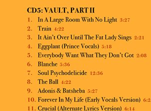 The existence of alternative versions of songs (e.g. Witness etc) & the way that some of the assemblies were put together rather than properly thought out might also support the theory that DF was just a label on a tape or possibly something else but it just wasn’t ‘The Album’.