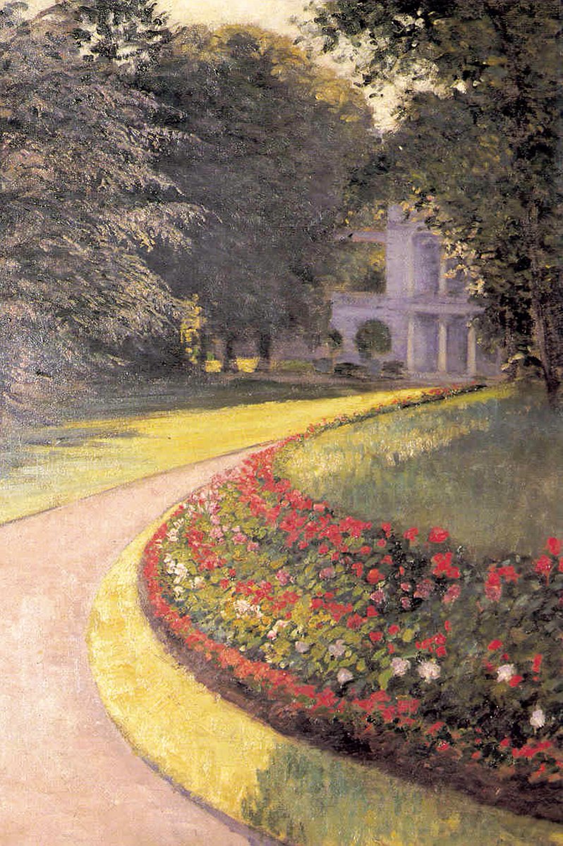 caillebotte91's tweet photo. Le massif de fleurs, qui était présent dans le #parc de la Propriété #Caillebotte à @VilledeYerres au XIXe siècle, et peint par Gustave Caillebotte ("Le Parc de Yerres", huile sur toile) est réinstallé par les jardiniers de la propriété. À découvrir ! #garden #SEvader https://t.co/lGUPUbOeTk