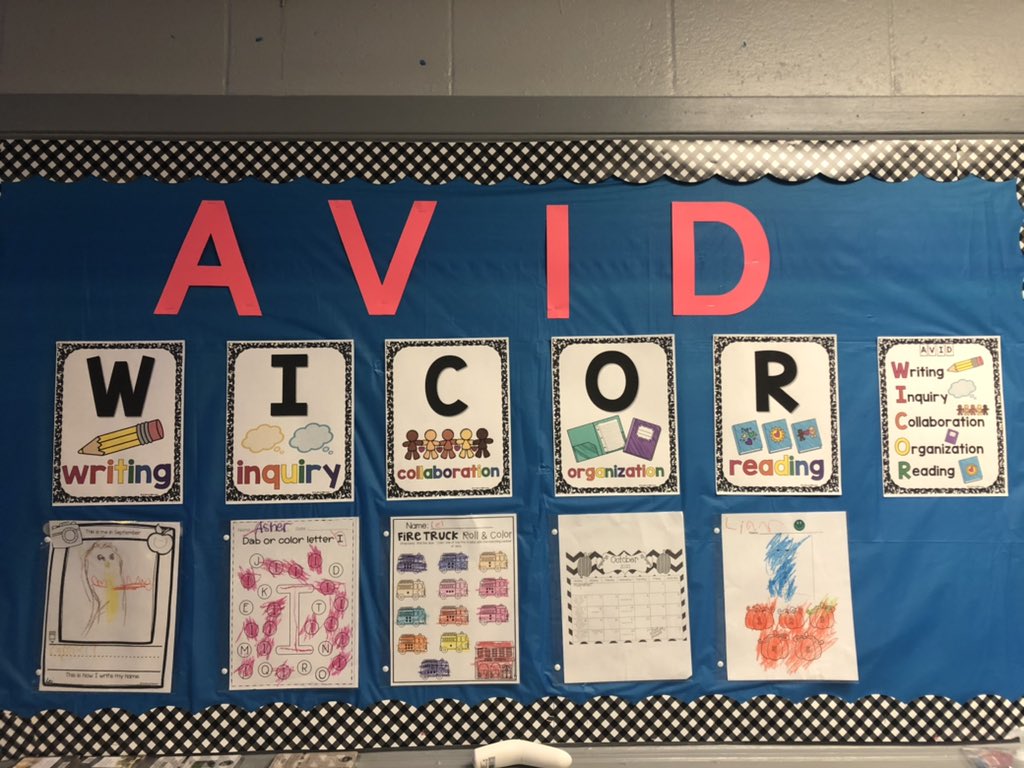 Starting to utilize our classroom wicor wall! #haysAVID #SHINEhays <a href="/HaysSTEAMshines/">Hays STEAM Academy</a>