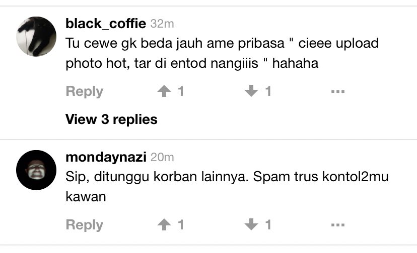 CeceKaspol's tweet photo. 9gag indonesia you are all assholes. STOP https://t.co/ezCF6Zn1VG